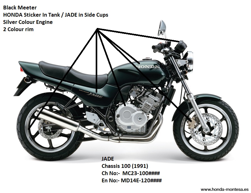 CB 250 F Jade MC23
